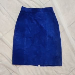Vintage 80's Sellecca cobalt blue pencil skirt